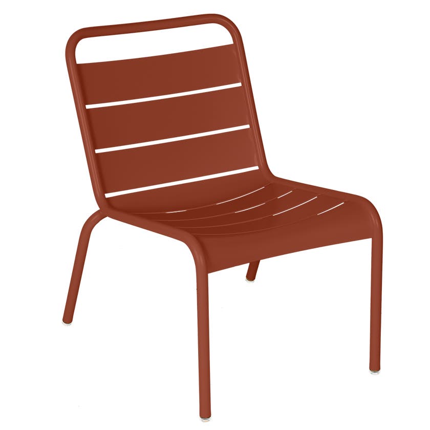 Chaise lounge LUXEMBOURG de Fermob, Ocre rouge Chaise lounge LUXEMBOURG de Fermob, Ocre rouge