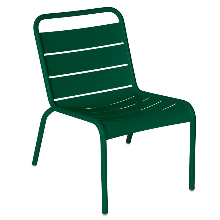 Chaise lounge LUXEMBOURG de Fermob, Vert cèdre Chaise lounge LUXEMBOURG de Fermob, Vert cèdre