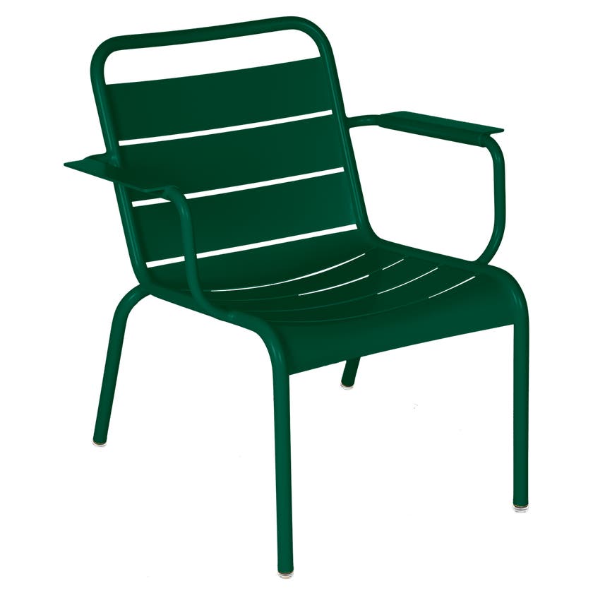 Fauteuil lounge LUXEMBOURG de Fermob, Vert cèdre Fauteuil lounge LUXEMBOURG de Fermob, Vert cèdre