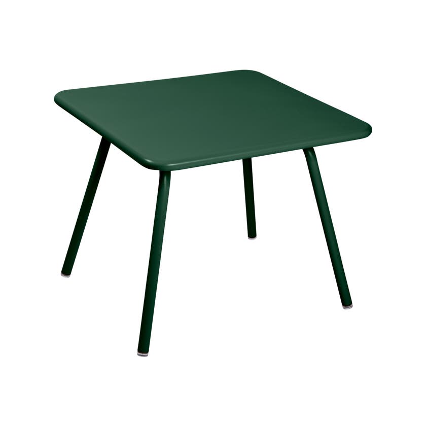 Table LUXEMBOURG KID 57 x 57 de Fermob, Vert cèdre Table LUXEMBOURG KID 57 x 57 de Fermob, Vert cèdre