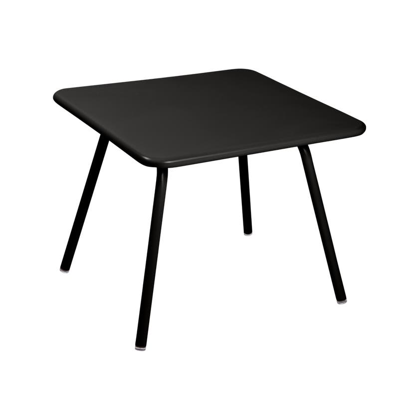 Table LUXEMBOURG KID 57 x 57 de Fermob, Réglisse Table LUXEMBOURG KID 57 x 57 de Fermob, Réglisse