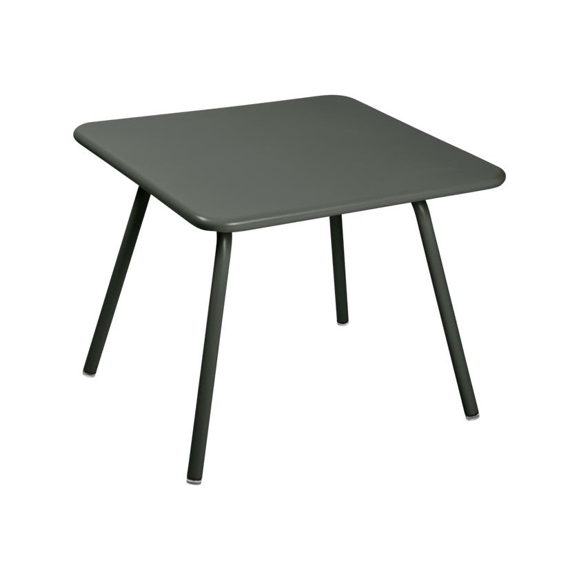 Table LUXEMBOURG KID 57 x 57 de Fermob, Romarin Table LUXEMBOURG KID 57 x 57 de Fermob, Romarin
