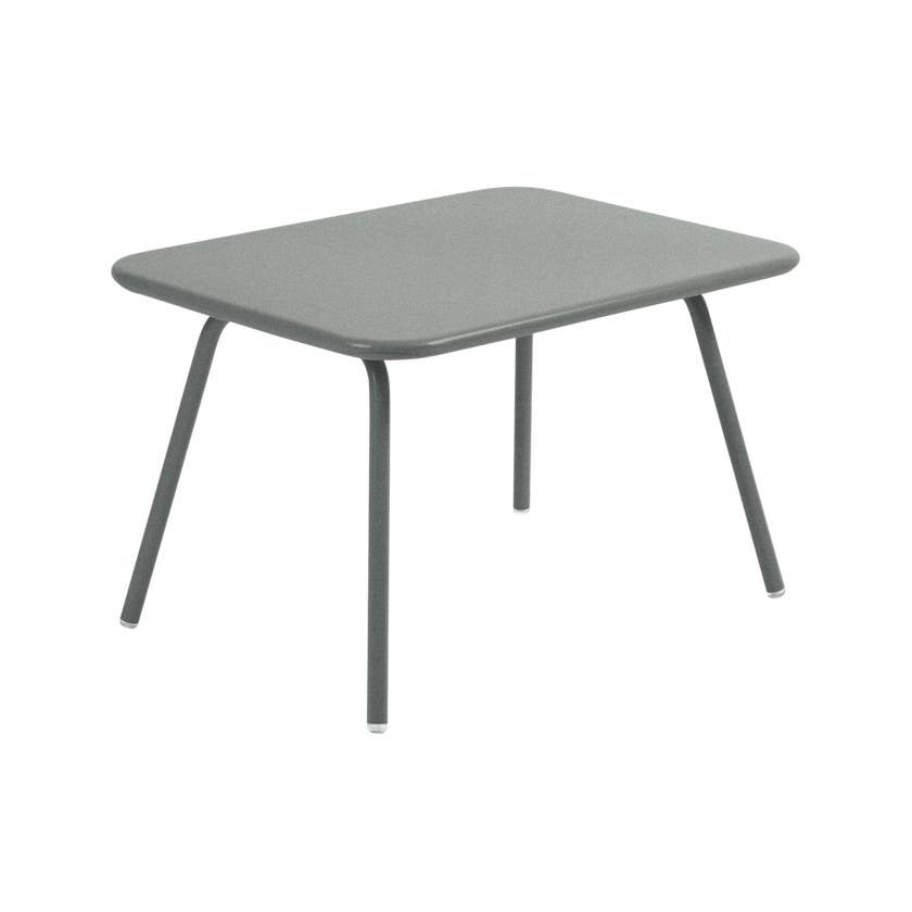 Table LUXEMBOURG KID de Fermob, 76 x 55,5 cm, Gris lapilli Table LUXEMBOURG KID de Fermob, 76 x 55,5 cm, Gris lapilli