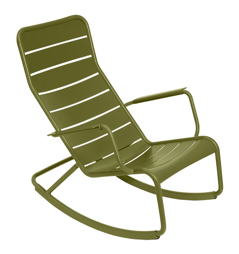Rocking chair LUXEMBOURG de Fermob, Pesto Rocking chair LUXEMBOURG de Fermob, Pesto