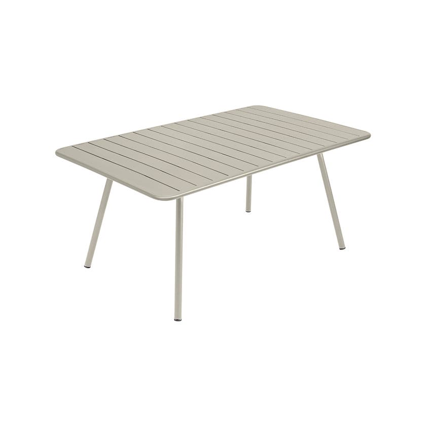 Table rectangulaire confort 6 LUXEMBOURG de Fermob, Gris argile Table rectangulaire confort 6 LUXEMBOURG de Fermob, Gris argile
