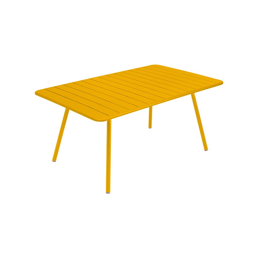Table rectangulaire confort 6 LUXEMBOURG de Fermob, Miel Table rectangulaire confort 6 LUXEMBOURG de Fermob, Miel
