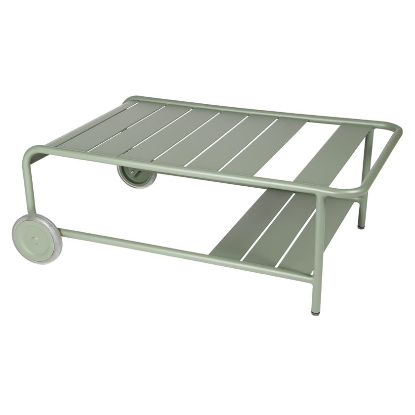 Table basse avec roues Luxembourg de Fermob, Cactus Table basse avec roues Luxembourg de Fermob, Cactus