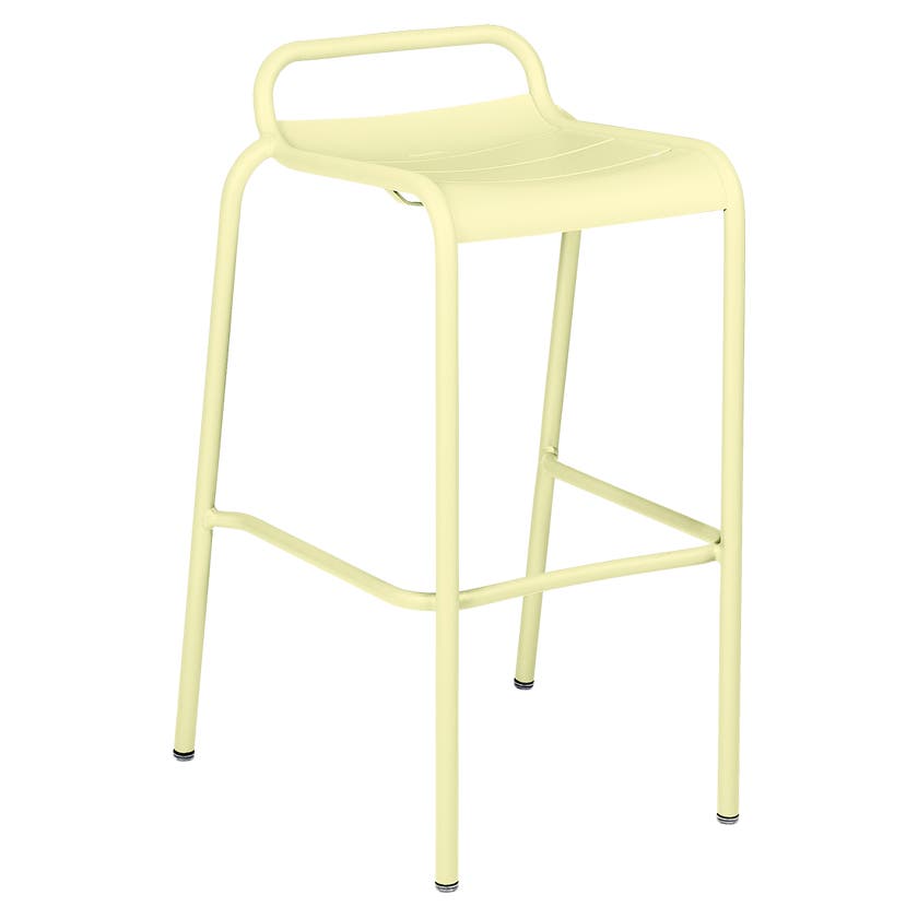 Tabouret haut LUXEMBOURG de Fermob, Citron Givré Tabouret haut LUXEMBOURG de Fermob, Citron Givré