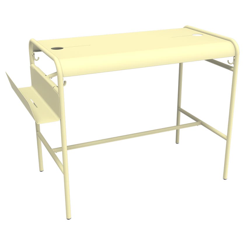Table haute LUXEMBOURG WORK 126 x 73 cm de Fermob, Citron givré Table haute LUXEMBOURG WORK 126 x 73 cm de Fermob, Citron givré
