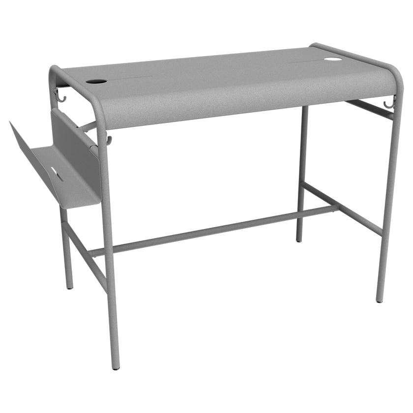 Table haute LUXEMBOURG WORK 126 x 73 cm de Fermob, Gris lapilli Table haute LUXEMBOURG WORK 126 x 73 cm de Fermob, Gris lapilli