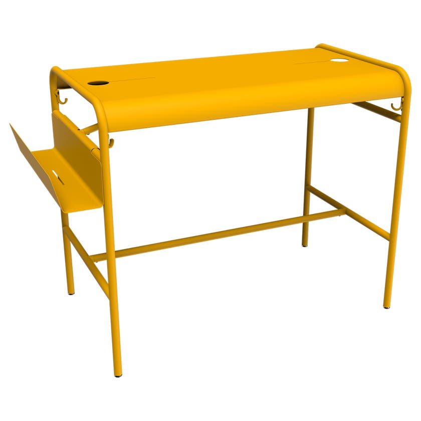 Table haute LUXEMBOURG WORK 126 x 73 cm de Fermob, Miel Table haute LUXEMBOURG WORK 126 x 73 cm de Fermob, Miel
