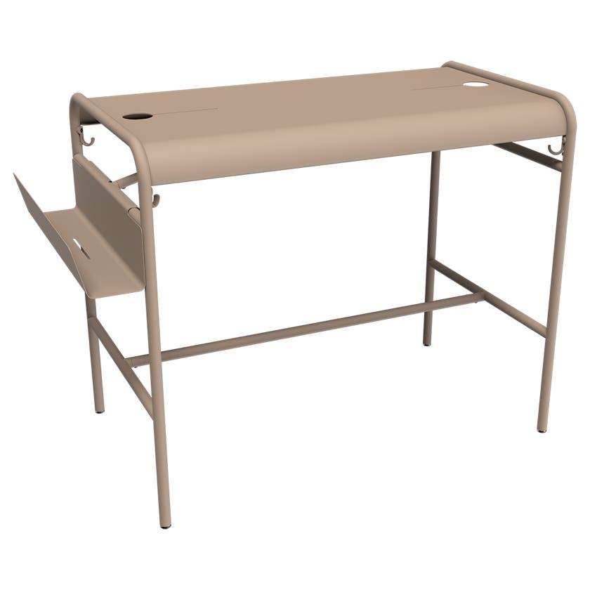 Table haute LUXEMBOURG WORK 126 x 73 cm de Fermob, Muscade Table haute LUXEMBOURG WORK 126 x 73 cm de Fermob, Muscade