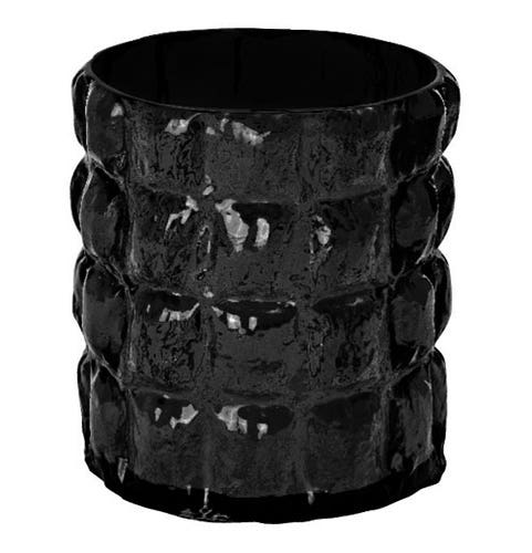Vase MATELASSÉ de Kartell, Noir