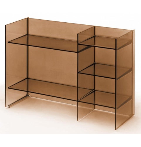 Meuble de rangement SOUND RACK de Kartell, Ambre