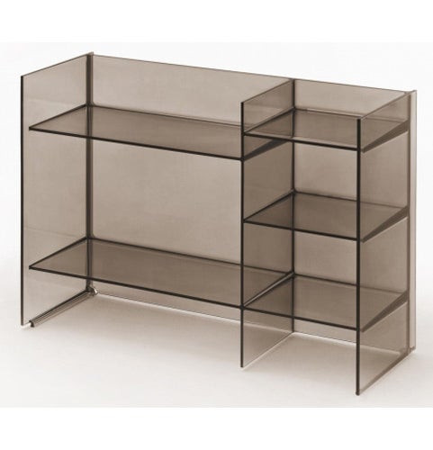 Meuble de rangement SOUND RACK de Kartell, Fumé