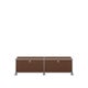 Meuble de rangement bas USM Haller M61 avec roulettes, Marron USM