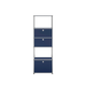 Meuble de rangement, Bibliothèque USM Haller M52, Bleu acier