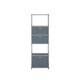 Meuble de rangement, Bibliothèque USM Haller M52, Gris moyen