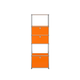 Meuble de rangement, Bibliothèque USM Haller M52, Orange pur