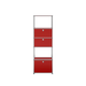 Meuble de rangement, Bibliothèque USM Haller M52, Rouge rubis