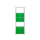 Meuble de rangement, Bibliothèque USM Haller M52, Vert USM