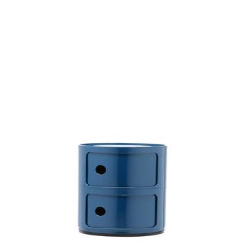 Meuble de rangement COMPONIBILI de Kartell, 2 éléments, Bleu