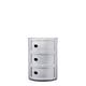 Meuble de rangement COMPONIBILI, 3 compartiments, Argent