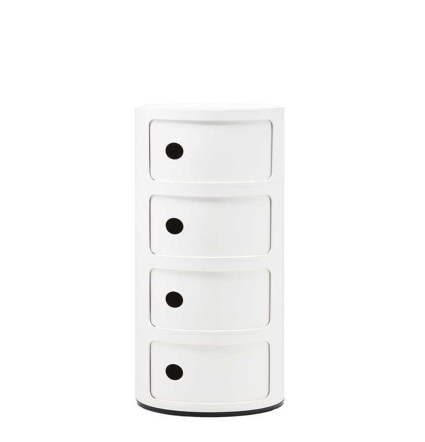 Meuble de rangement COMPONIBILI de Kartell, 4 éléments, Blanc