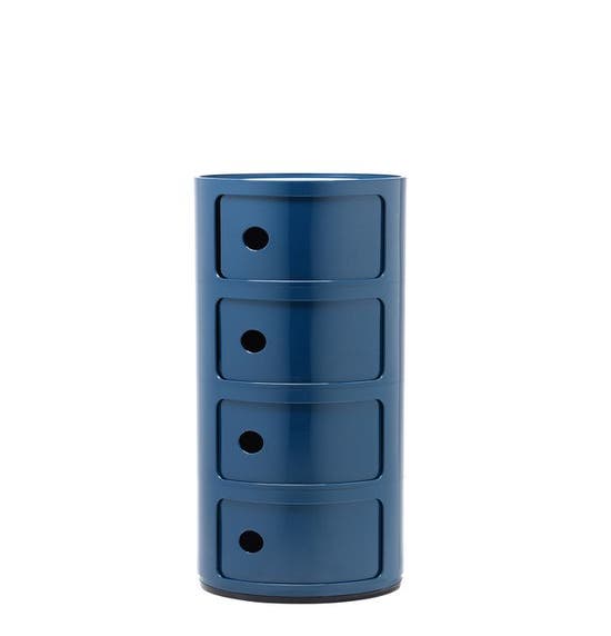 Meuble de rangement COMPONIBILI de Kartell, 4 éléments, Bleu