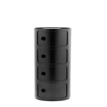 Meuble de rangement COMPONIBILI de Kartell, 4 éléments, Noir