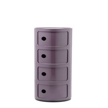 Meuble de rangement COMPONIBILI de Kartell, 4 éléments, Violet