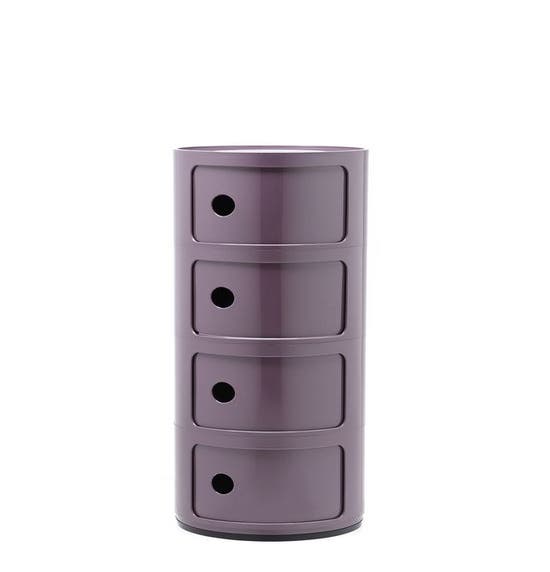 Meuble de rangement COMPONIBILI de Kartell, 4 éléments, Violet
