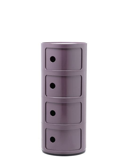 Meuble de rangement COMPONIBILI de Kartell, 4 éléments, Violet Meuble de rangement COMPONIBILI de Kartell, 4 éléments, Violet