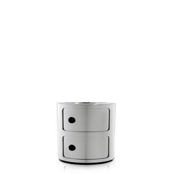 Meuble de rangement COMPONIBILI de Kartell, 2 éléments, Chromé