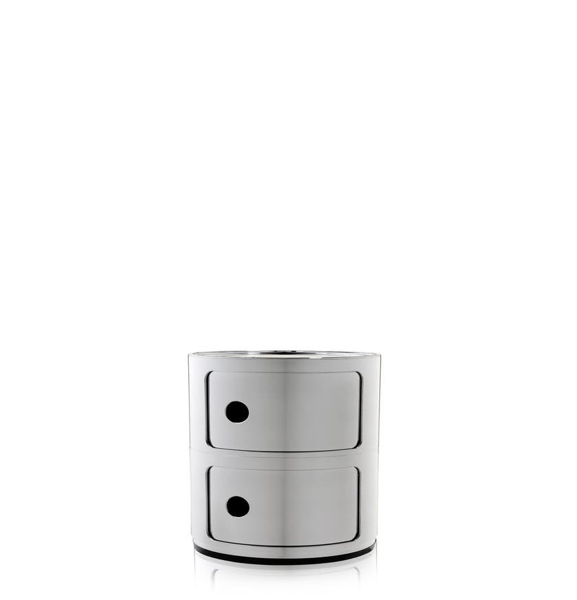 Meuble de rangement COMPONIBILI de Kartell, 2 éléments, Chromé