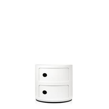 Meuble de rangement COMPONIBILI de Kartell, 2 éléments, Blanc