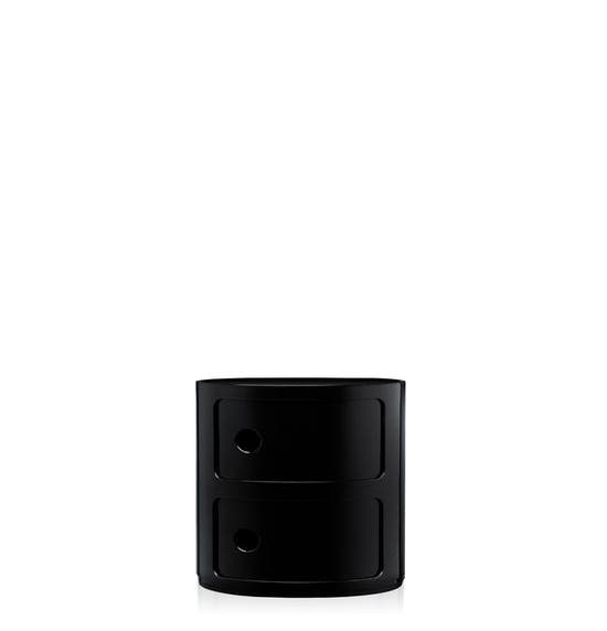 Meuble de rangement COMPONIBILI de Kartell, 2 éléments, Noir