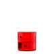 Meuble de rangement COMPONIBILI de Kartell, 2 éléments, Rouge