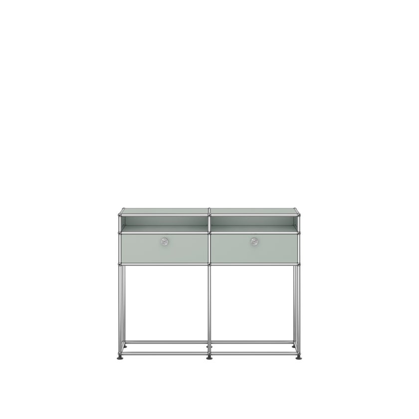 Meuble de rangement, console USM Haller M51, Gris clair Meuble de rangement, console USM Haller M51, Gris clair
