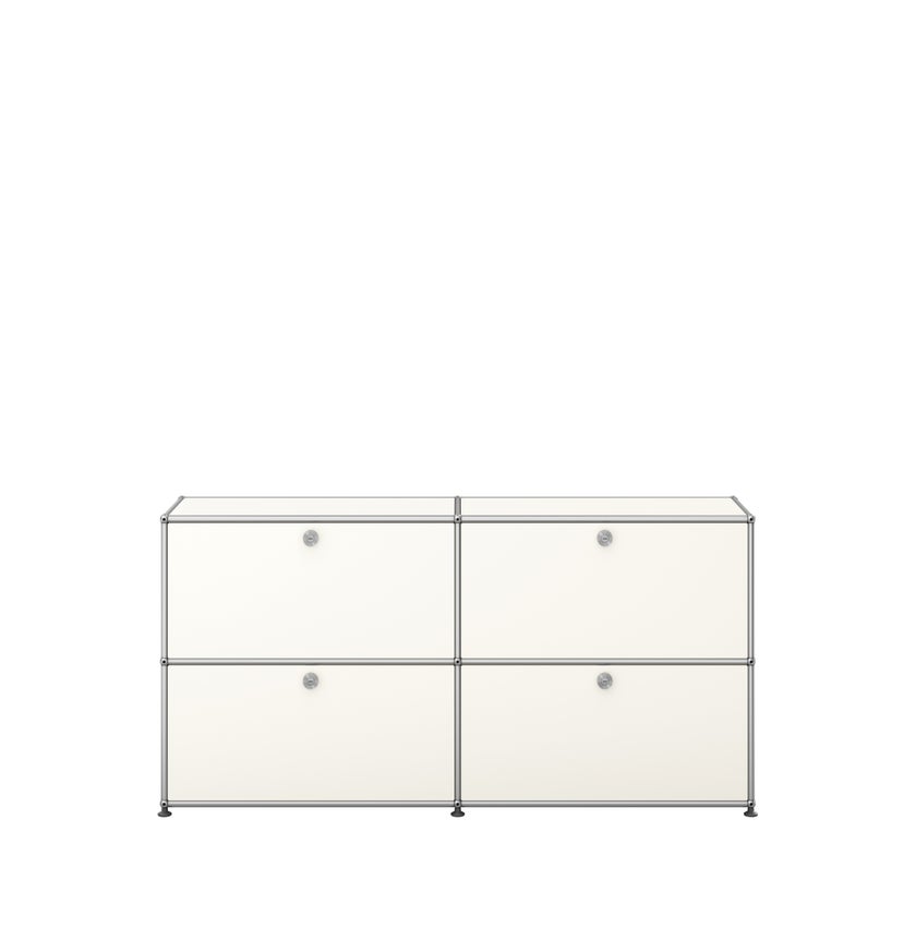 Meuble de rangement  HALLER E2 de USM, Blanc pur