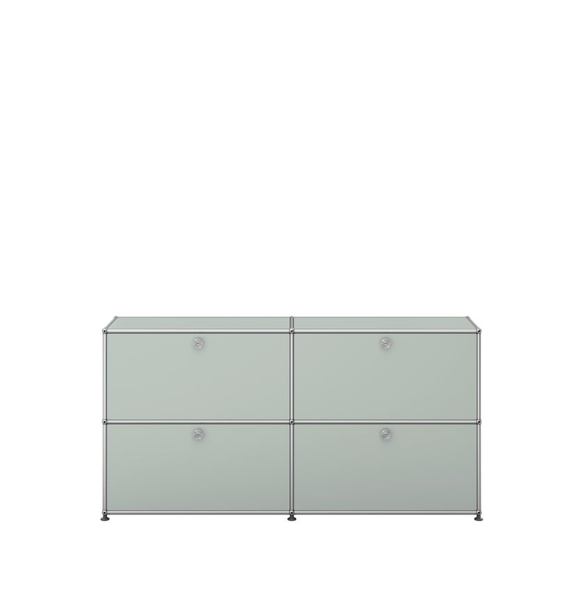 Meuble de rangement HALLER E2 de USM, Gris clair