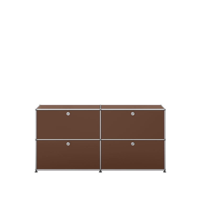 Meuble de rangement HALLER E2 de USM, Marron Meuble de rangement HALLER E2 de USM, Marron