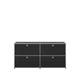 Meuble de rangement HALLER E2, Noir graphite