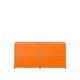 Meuble de rangement HALLER E2 de USM, Orange pur
