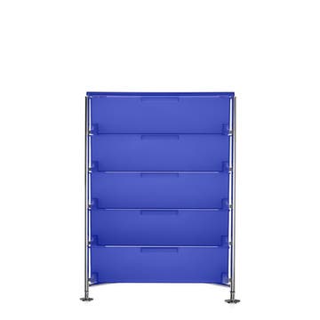 Meuble de rangement MOBIL Cinq étagères de Kartell, Colbat, Simple 