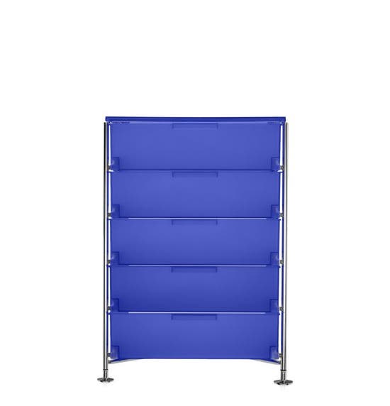 Meuble de rangement MOBIL Cinq étagères de Kartell, Colbat, Simple 
