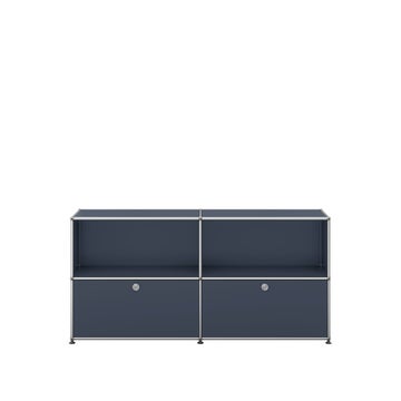 Meuble de rangement USM Haller C2, Anthracite