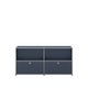 Meuble de rangement USM Haller C2, Anthracite