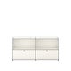 Meuble de rangement USM Haller C2, Blanc pur