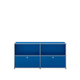 Meuble de rangement USM Haller C2, Bleu gentiane